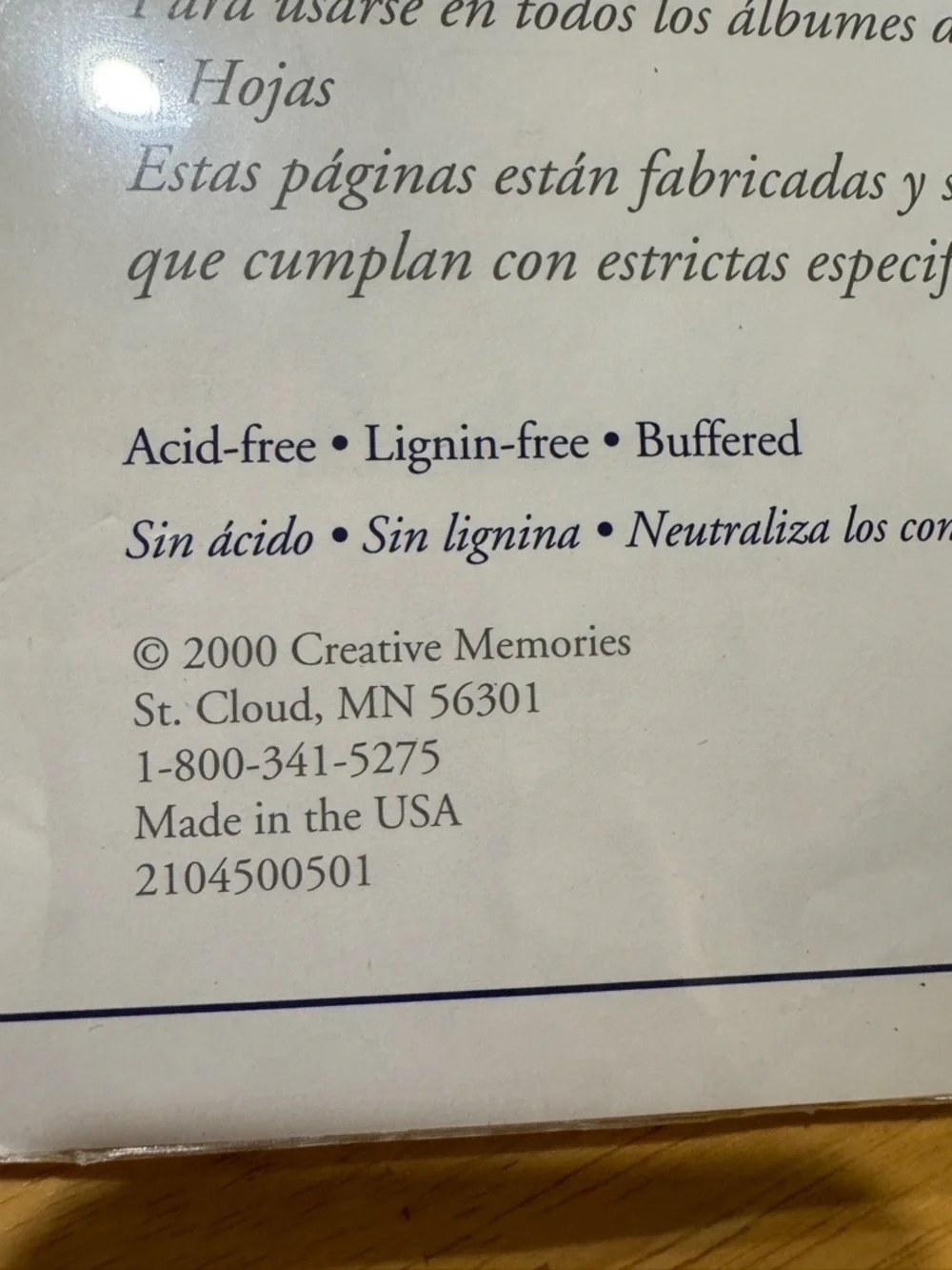 Creative Memories plastic new